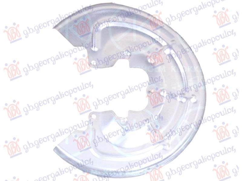 Fiat 500 2007-2015 (312) ZASTITA ZADNJEG KOCIONOG DISKA (PRECNIK ZASTITE 265/90mm) (PRECNIK DISKA 265/90mm)