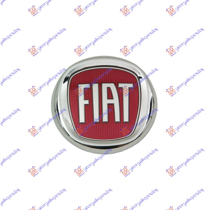 Fiat 500 07-15 ZNAK NA PVC MASCI 07- (O)