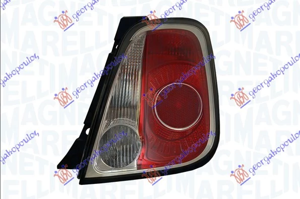 Fiat 500 07-15 STOP LAMPA (CRNI OKVIR) (SPORT) (MARELLI)