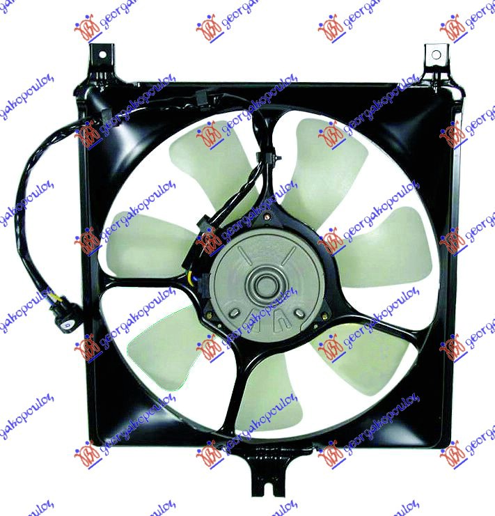 Suzuki ignis 2000-2008 (fh/mh) VENTILATOR HLADNJAKA KOMPLET (BENZIN) (+ AC) (3 SRAFA)