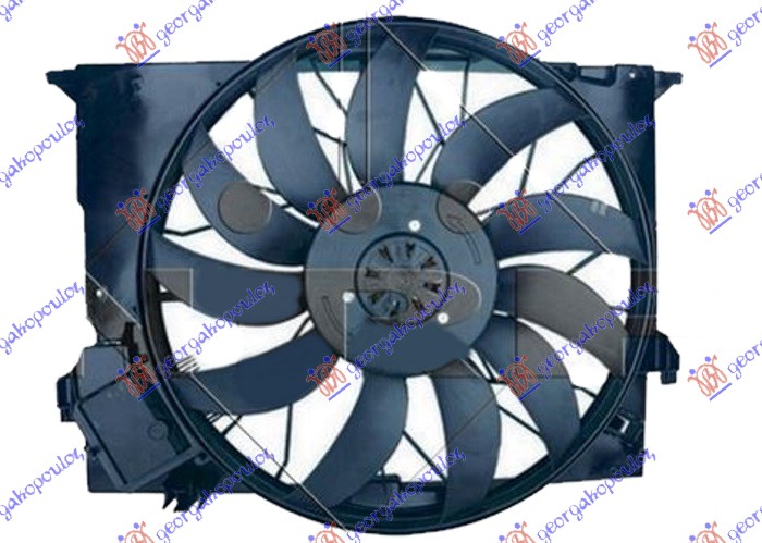 Mercedes clk (w209) 02-09 VENTILATOR 6.2 BEN 07- (530mm) (850W) 4P