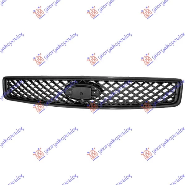 Ford fusion 02-12 PVC MASKA (CRNI OKVIR) -06