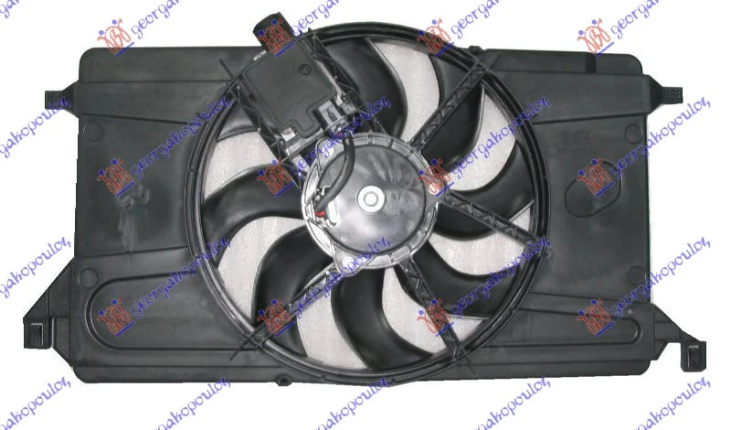 Ford focus c-max 03-07 VENTILATOR  KOMPLET 1.4-1.6 BENZIN +A/C