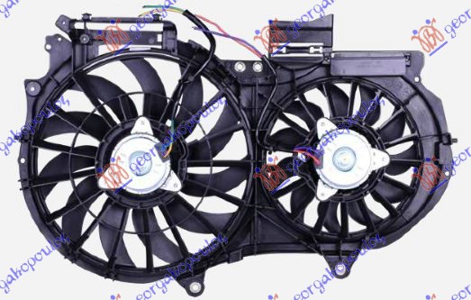 Audi a4 04-07 VENTILATOR DUPLI 2.4-3.0-3.2 BEN