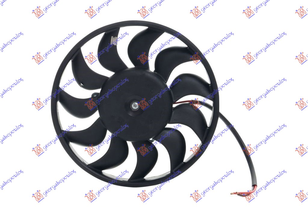Audi a4 2004-2007 (8e2/8e5) VENTILATOR KLIME (MOTOR+ELISA) (BENZIN/DIZEL) (280mm) (300W)