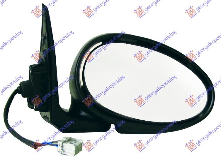 Rover 45 2000-2005 (rt) RETROVIZOR ELEKTRICNI SA GREJACEM (KONVEKSNO STAKLO)