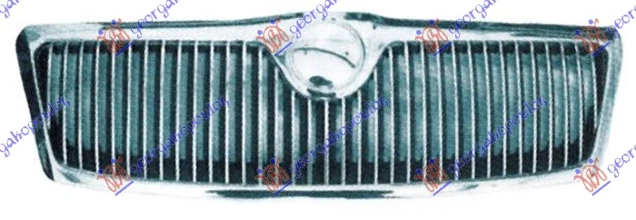 Skoda octavia 5 04-08 PVC MASKA KOMPLET HROM