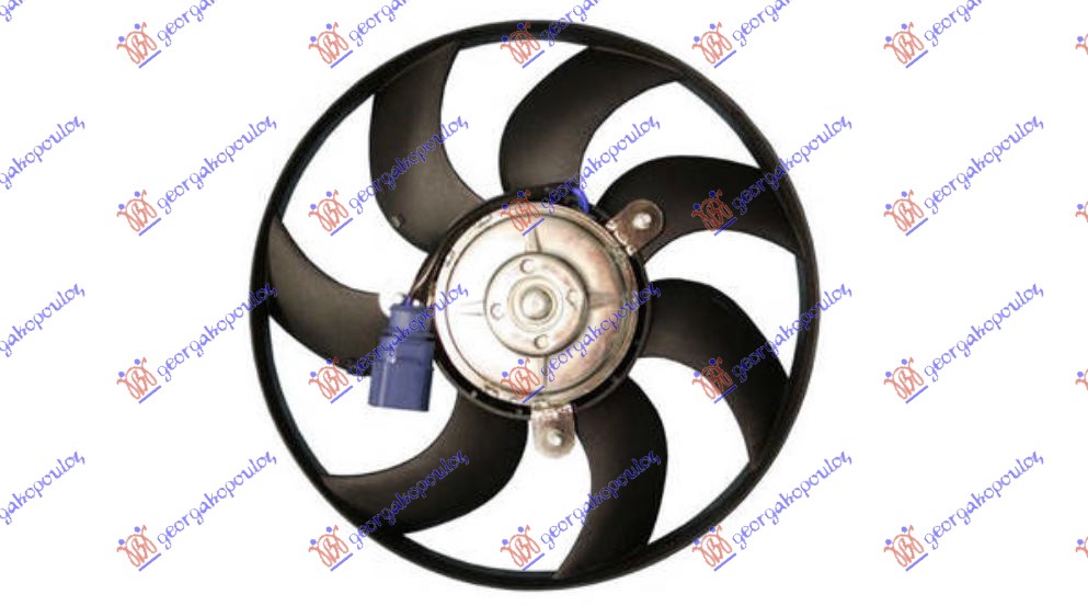 Skoda octavia 5 04-08 VENTILATOR A/C BENZIN-DIZEL 30cm