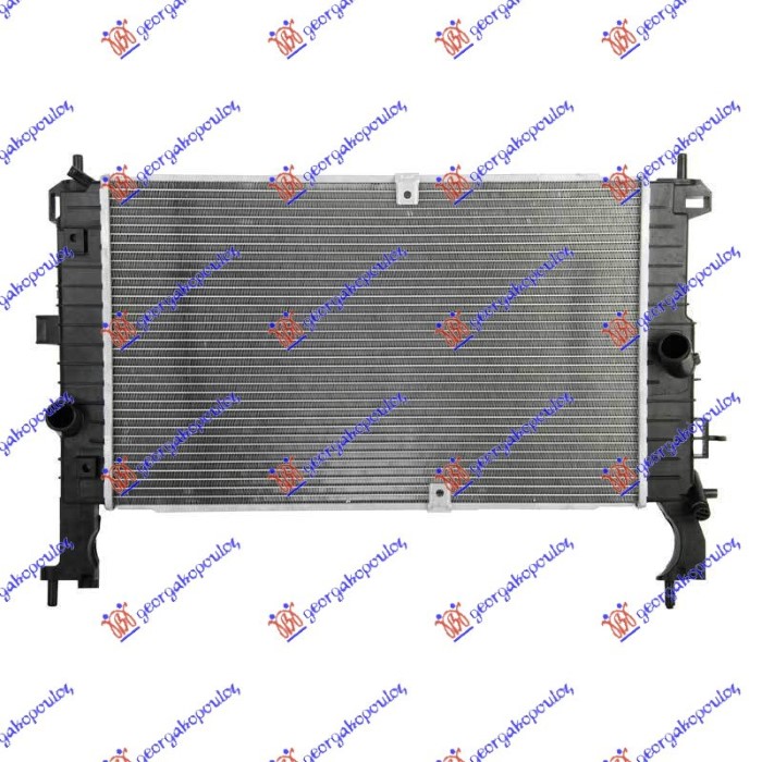 Opel meriva 2003-2010 (x03) HLADNJAK MOTORA 1.3/1.7 CDTI (+/-AC) (600x370x28) (MARELLI)