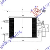 Opel meriva 03-10 HLAD KLIME (OPC)-1.3-1.7 CDTi (50x36x18)