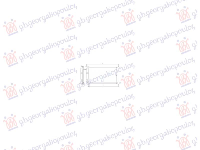 Nissan note 2006-2013 (e11/ne11) HLADNJAK KLIME BENZIN (654x340x16) (NRF)