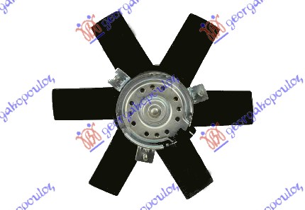 Citroen jumper 02-06 VENTILATOR (MOTOR+ELISA) (BENZIN/DIZEL) (30.5cm)