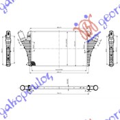 Opel vectra c 02-05 HLAD INTERC. 2.0 i16VTUR-2.2DTi(65x40x29