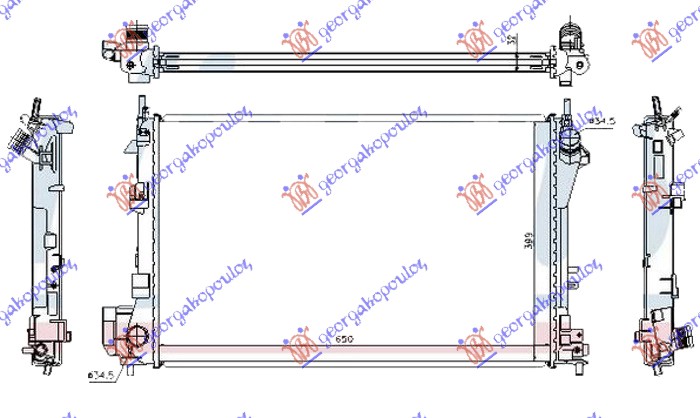 Opel vectra c 02-05 HL.MO. 2.0-2.2-3.2B 2.0-2.2D MAN LEMLJEN