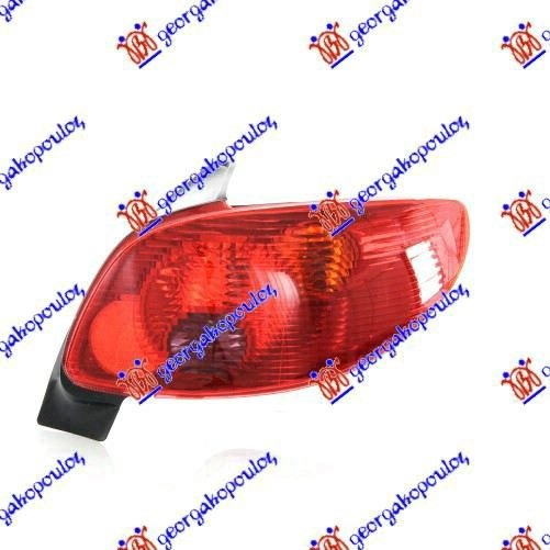 Peugeot 206 98-09 STOP LAMPA 03-