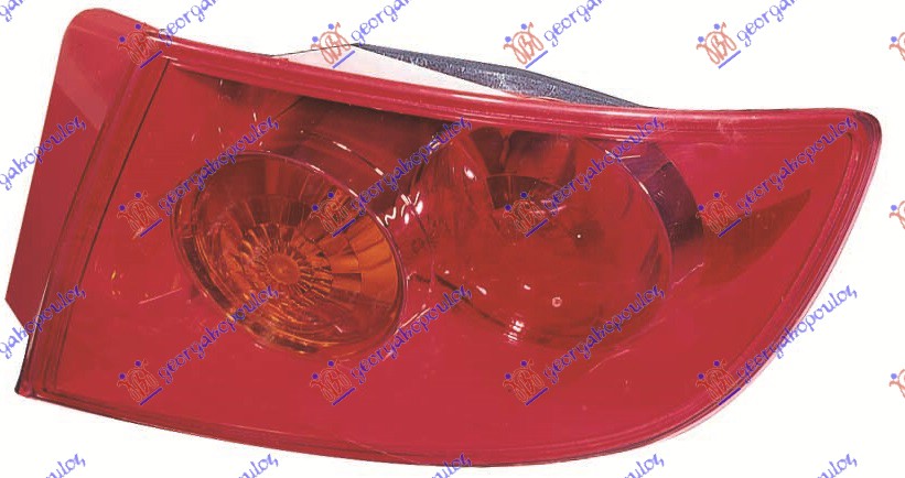 Mazda 3 sdn-h/b (bk) 04-08 STOP LAMPA SPOLJASNJA CRVENA 4 VRATA -07