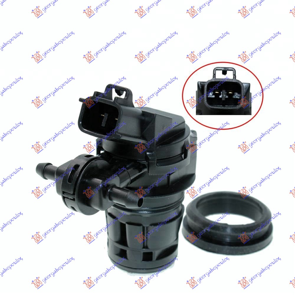 Mazda 3 sdn-h/b (bk) 04-08 MOTOR ZA POSUDU BRISACA (2 PUMPE)