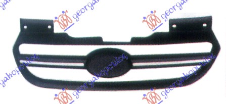 Hyundai getz 06-10 PVC MASKA SPOLJASNJA CRNA (HROM LAJSNA)