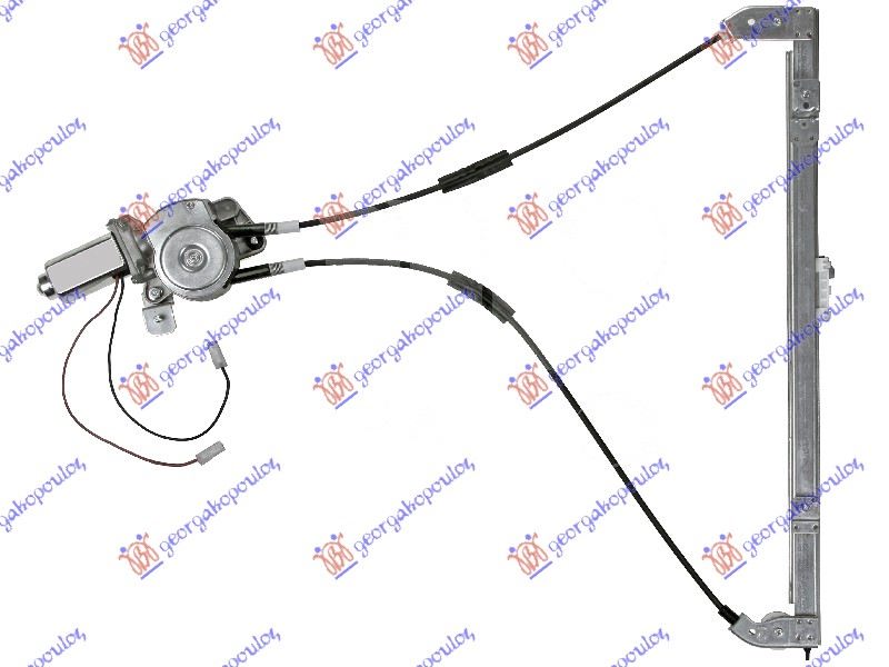 Citroen jumpy 2004-2007 (u6u/bs/bt/by/bz/bu/bv/bw) PODIZAC PREDNJEG PROZORA ELEKTRICNI (A KVALITET)