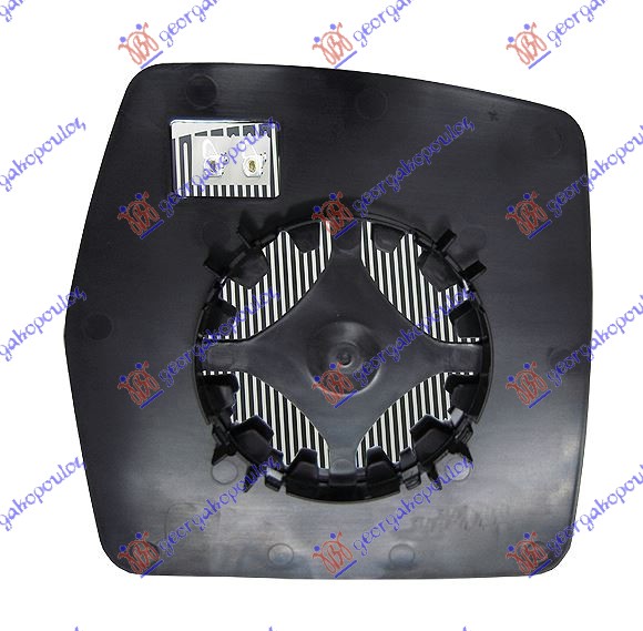 Citroen jumpy 2004-2007 (u6u/bs/bt/by/bz/bu/bv/bw) STAKLO RETROVIZORA SA GREJACEM (KONVEKSNO)