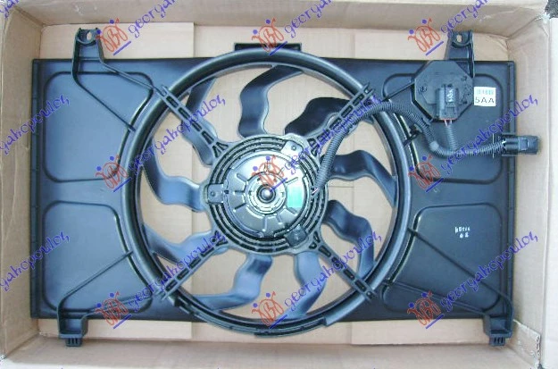 Hyundai accent sdn 06-11 VENTILATOR HLADNJAKA KOMPLET (BENZIN) (MANUELNI/AUTOMATSKI)