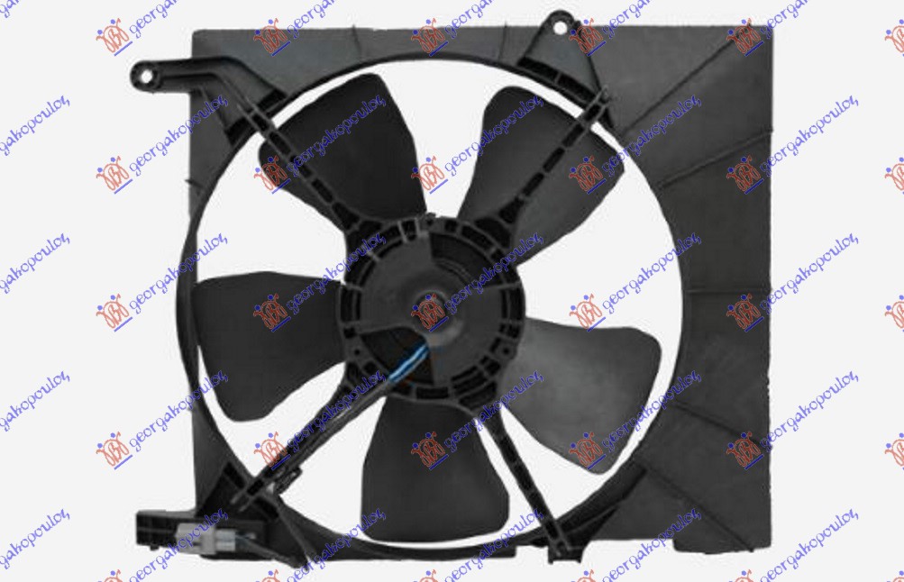 Chevrolet aveo sdn-h/b-l/b 05-08 VENTILATOR (ZA HLADNJAKE 049506310/320)