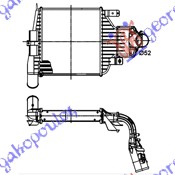 Opel zafira 05-12 HLAD INTERC.1.6-2.0TURBO BENZ.(23x26x40)