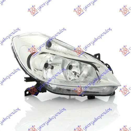 Renault clio iii 2006-2009 (br0 1/cr0 1) FAR BEZ MAGLENKE HROM (H7/H7) (TYC)