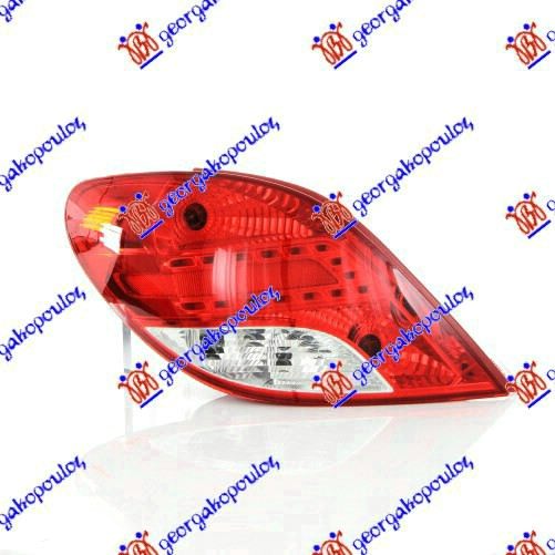 Peugeot 207 06-14 STOP LAMPA 10-