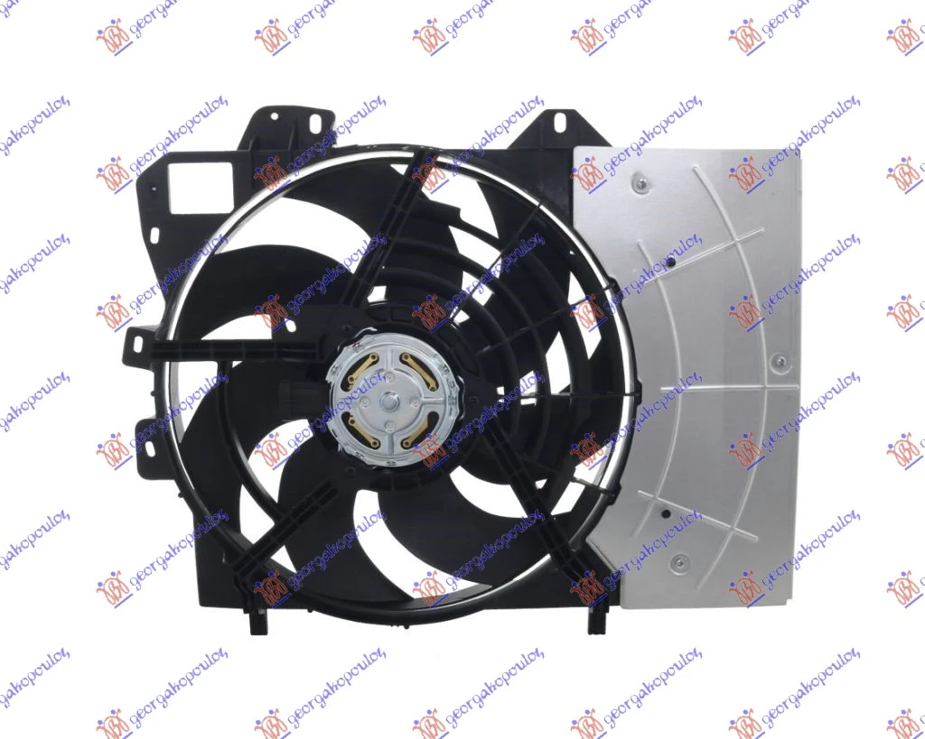 Peugeot 207 06-14 VENTILATOR (1 KABL) (38cm)