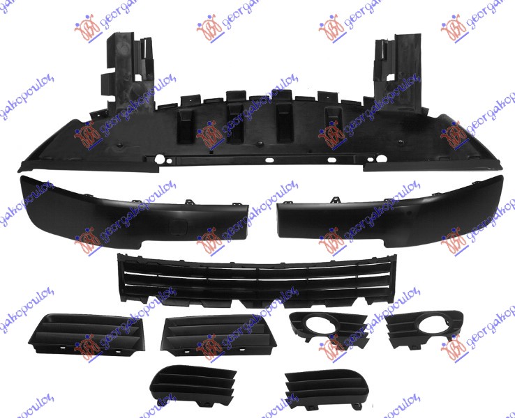 Renault megane sdn-h/b-l/b 02-05 RESETKE/LAJSNE SET ZA PREDNJI BRANIK