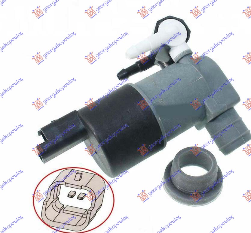 Citroen zx 94-97 MOTOR POSUDE BRISACA (PRAVOUGAONI PRIKLJUCAK) (2 PUMPE)