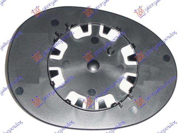 Peugeot 107 2006-2012 (pm/pn) STAKLO RETROVIZORA (KONVEKSNO)