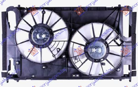 Toyota rav 4 05-10 VENTILATOR KOMPLET DUPLI BENZIN