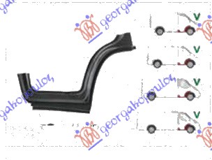 Fiat ducato 06-14 SAJTNA SA PREDNJIM LUKOM I STUBOM