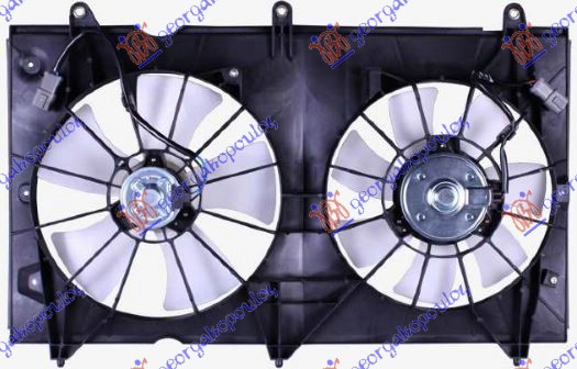 Honda accord 03-08 VENTILATOR KOMPLET DUPLI (2.0-2.4 BENZ)