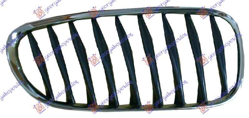 Bmw z4 (e85) 03-09 PVC MASKA HROM/CRNA