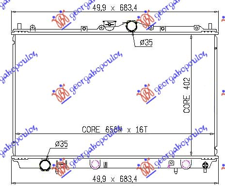 Mitsubishi carisma 96-05 HLAD MOTORA1.3-1.6-1.8 BENZ(40.2x66.5x16