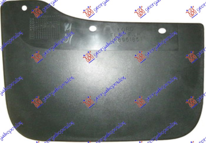 Ford ranger 2006-2009 (er/eq/r/et) ZASTITA OD BLATA (ZAVESICA) PREDNJA (BEZ ŽABICA)