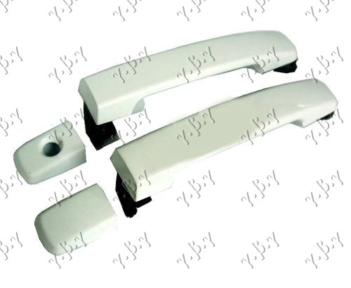 Nissan pathfinder 2006-2013 (r51) KVAKA PREDNJIH VRATA SPOLJASNJA CRNA