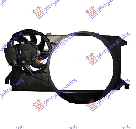 Ford transit 2006-2013 (fa/fb/fz/fc) VENTILATOR (DUPLI) KOMPLET (2.4 TDCi) (1 MOTOR)