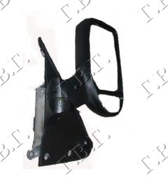 Ford transit 2006-2013 (fa/fb/fz/fc) RETROVIZOR MEHANICKI KRATKI (KONVEKSNO STAKLO)
