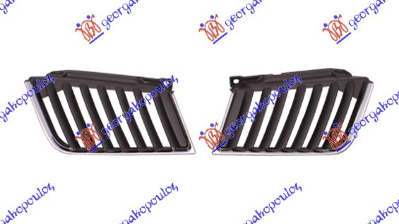 Mitsubishi p/u l200 06-10 PVC MASKA HROM DUPLA KABINA 4VR