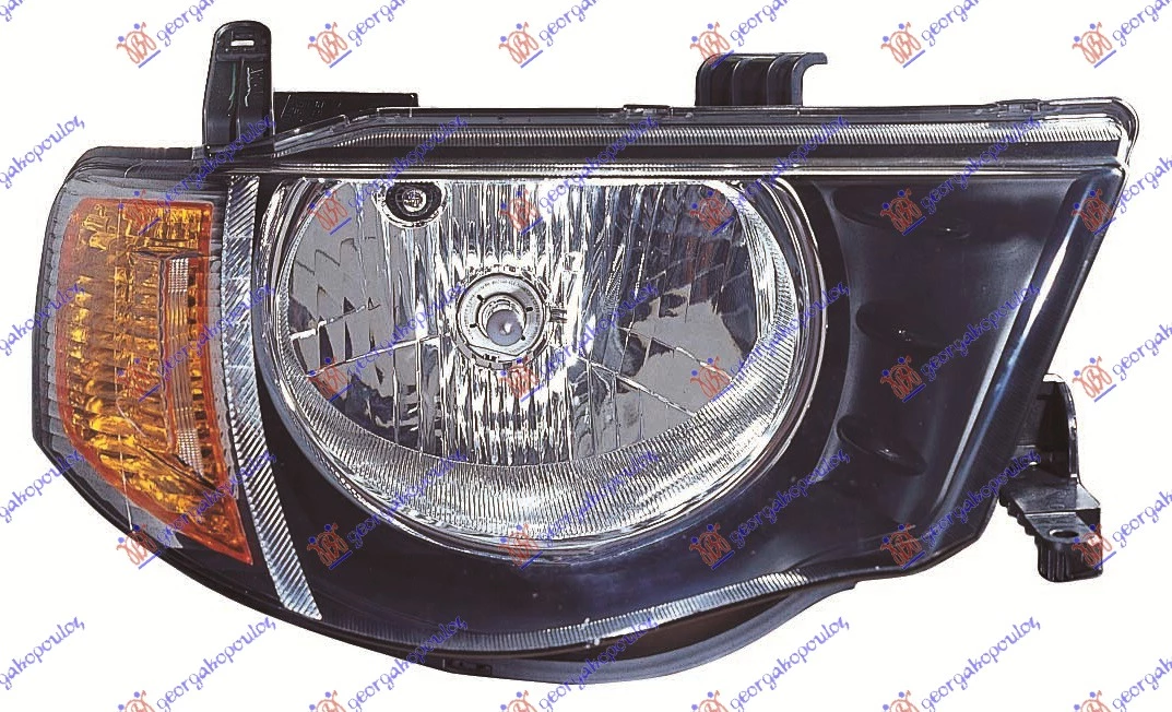 Mitsubishi p/u l200 06-10 FAR EL. ZUTI MIG. DUPLA KAB. -09 (DEPO)