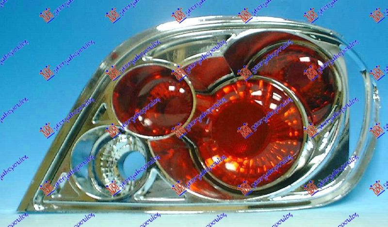 Peugeot 307 2005-2007 (3a/3c) STOP LAMPA HROM (SET) (TUNING)