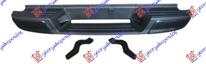 Isuzu p/u d-max 2007-2013 (tfr/tfs) ZADNJI BRANIK CRNI
