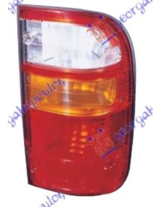 Toyota hi-lux 2wd/4wd 01-05 STAKLO STOP LAMPE 03- (TAJLAND)