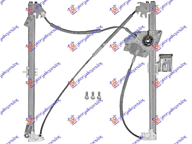 Bmw x3 (e83) 04-07 PODIZAC PREDNJEG PROZORA ELEKTRICNI (BEZ MOTORA) (A KVALITET)