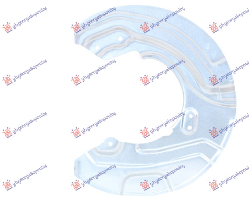 Bmw x1 2013-2015 (e84) ZASTITA PREDNJEG KOCIONOG DISKA 4WD (PRECNIK DISKA 330mm)