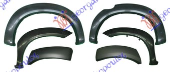 Toyota hi-lux 2wd/4wd 05-09 RUB PLASTICNI BLATOBRANA 4VR (SET 6 KOM)